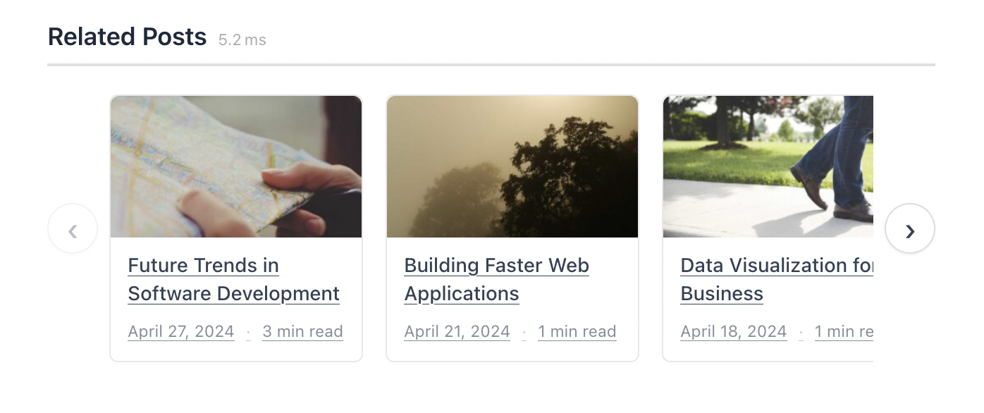 Free version Front Layout Carousel