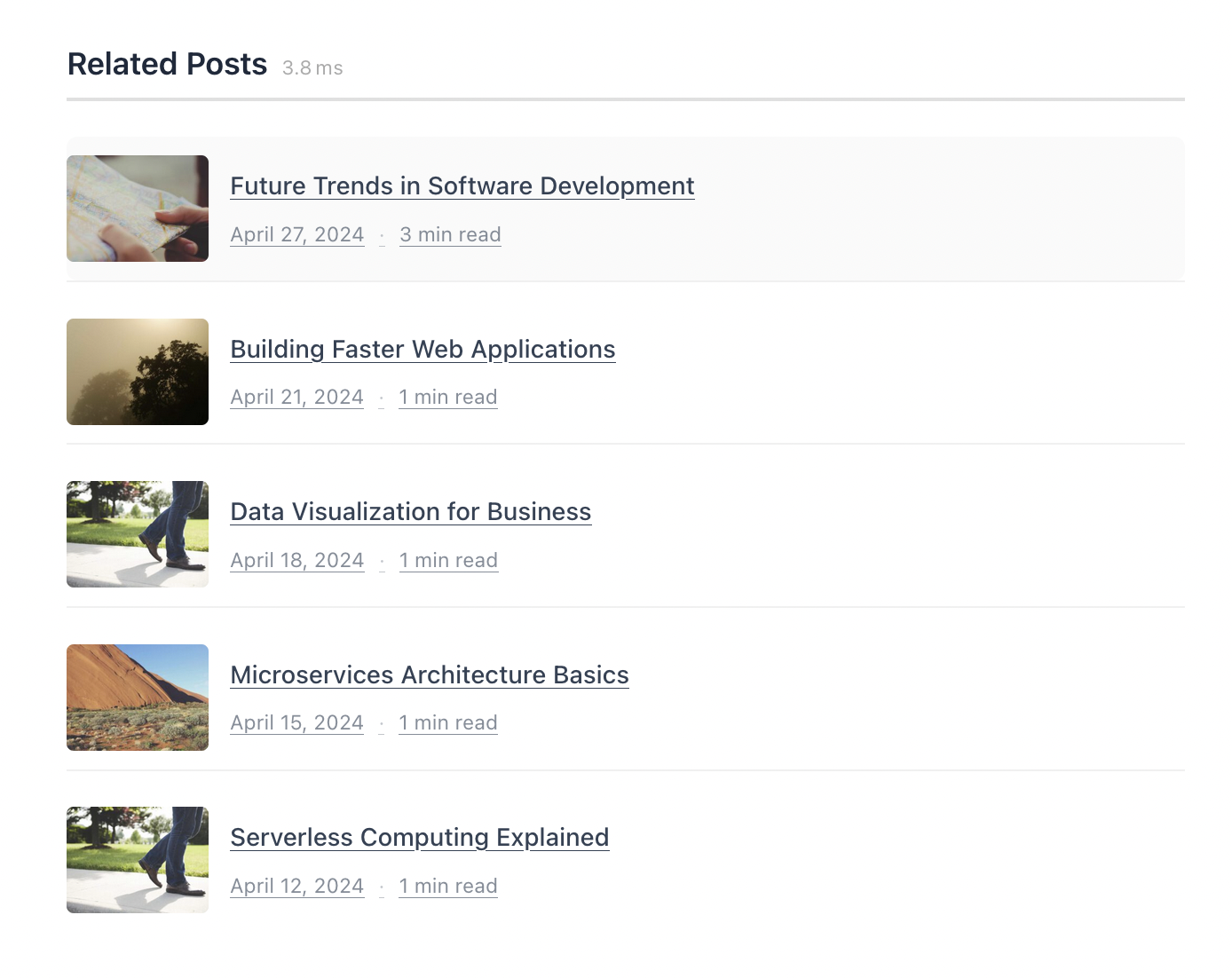 Free version Front - Layout List